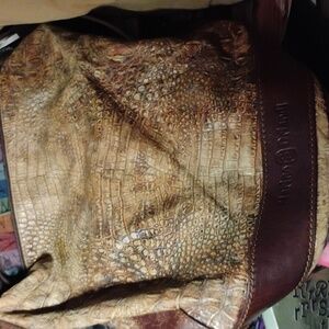 Marino Orlandi Leather Duffle Sling Style Shoulder Bag